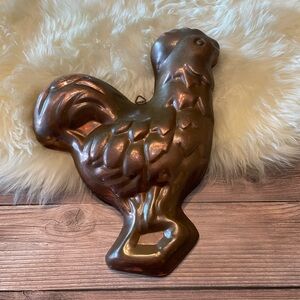 Vintage 70’s Copper Rooster Mold